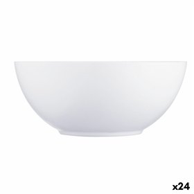 Bowl Luminarc Diwali White Glass Ø 18 cm (24 Units)
