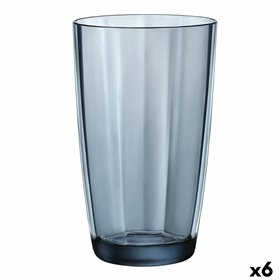 Glass Bormioli Rocco Pulsar Blue Glass (470 ml) (6 Units)