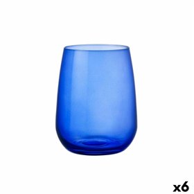 Glass Bormioli Rocco Restaurant Cobalto Blue Glass (430 ml) (6 Units)