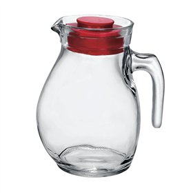 Jar with Lid and Dosage Dispenser Bormioli Rocco Sangria Glass 1,5 L (12 Units)