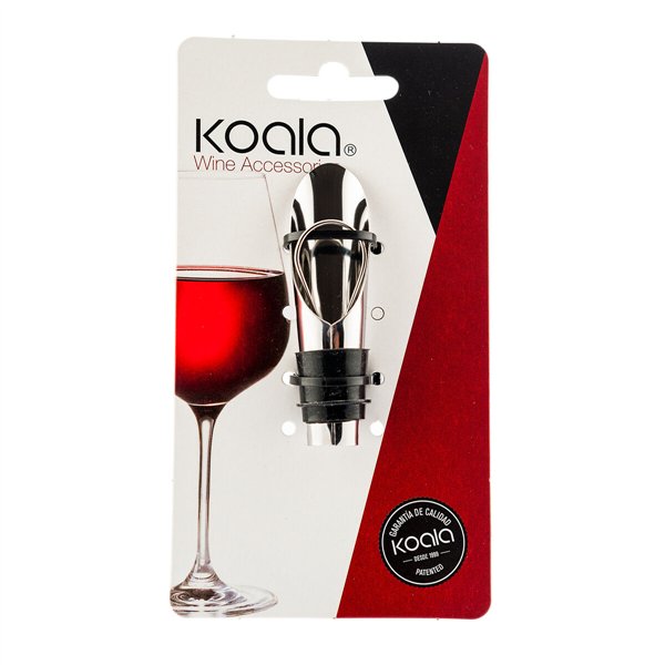 Pouring Stopper Koala Bodega Steel Metal 7,6 x 2 cm (12 Units)