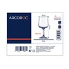 Set of cups Arcoroc Lira Transparent 12 Units Glass 230 ml