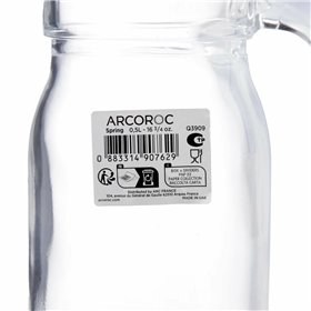 Jug Arcoroc Spring Transparent Glass 1 L