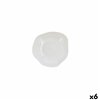 Appetizer Set Ariane Earth White Ceramic Ø 17 cm (6 Units)
