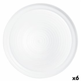 Pizza Plate Arcoroc Evolutions White Glass Ø 32 cm (6 Units)