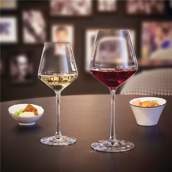 Wine glass set Chef & Sommelier Distinction Transparent Glass 280 ml (6 Units)