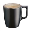 Mug Luminarc Flashy Black 250 ml Glass (6 Units)