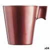 Mug Luminarc Flashy Red 80 ml Glass (24 Units)