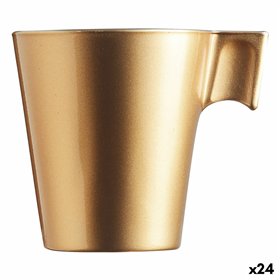 Cup Luminarc Flashy Golden 80 ml Glass