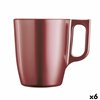 Mug Luminarc Flashy Red 250 ml Glass (6 Units)