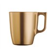 Mug Luminarc Flashy Golden Glass 250 ml (6 Units)