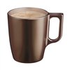 Mug Luminarc Flashy Brown 250 ml Glass (6 Units)