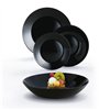 Dinnerware Set Arcopal Zelie Black 12 Pieces