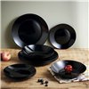 Dinnerware Set Arcopal Zelie Black 12 Pieces