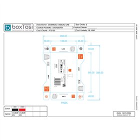Lasisetti Bormioli Rocco Line läpinäkyvä lasi kohokuvioinnilla 290 ml 6 kpl