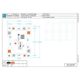 Set of glasses Bormioli Rocco Slot Transparent Glass With relief 290 ml 6 Units