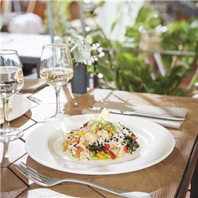 Plate set Arcoroc Intensity White 6 Units Glass 27,5 cm