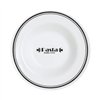 Pasta Dish Luminarc Friends Time Bistro White/Black Glass 28,5 cm (12 Units)