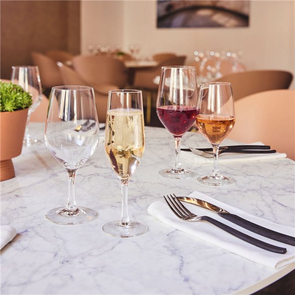 Wine glass set Chef & Sommelier Evidence Transparent Glass 270 ml Wine 6 Units