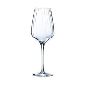 Wine glass set Chef & Sommelier Symetrie Transparent Glass 350 ml Wine 6 Units