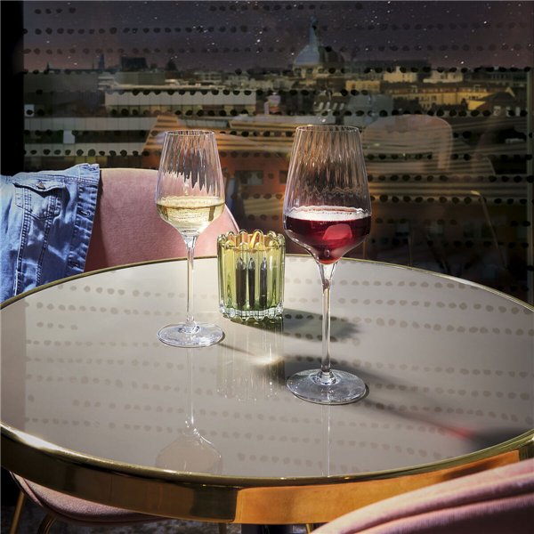 Wine glass set Chef & Sommelier Symetrie Transparent Glass 350 ml Wine 6 Units