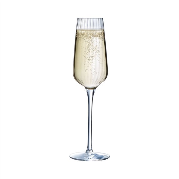 Champagne glass Chef & Sommelier Symetrie Transparent Glass 210 ml Champagne 6 Units