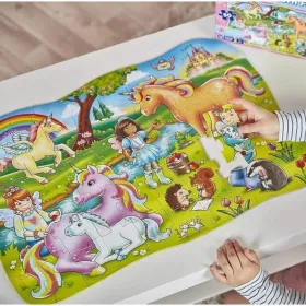 Breakfast tray Quid Habitat Multicolour Plastic 32 x 23 x 1,7 cm With handles Fruits (12 Units)