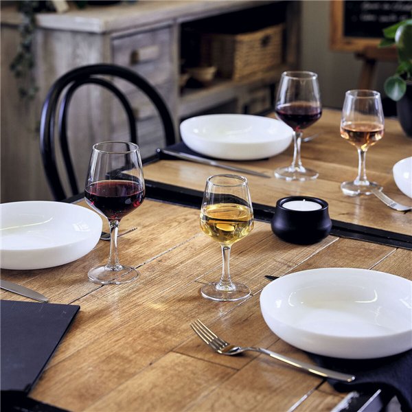 Wine glass set Arcoroc Silhouette Transparent Glass 310 ml Wine (6 Units)