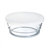 Round Lunch Box with Lid Arcoroc So Urban Bicoloured Glass 1,1 L (12 Units)