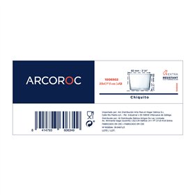 Set of glasses Arcoroc Chiquito Transparent Glass 230 ml (12 Units)