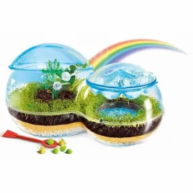 Flat Plate Luminarc Diwali Paradise Blue Glass 25 cm (24 Units)
