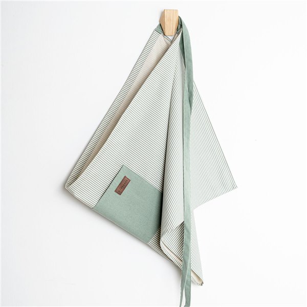 Apron with Pocket Vinthera Okapi Bicoloured Textile 50 x 110 cm Recycled material