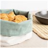 Bread Basket Vinthera Okapi Bicoloured Textile 20 cm Recycled material