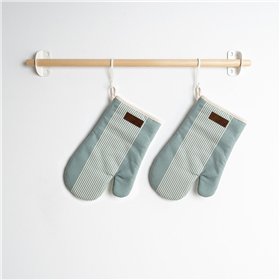 Oven Mitt Vinthera Okapi Bicoloured Textile 18 x 28 cm (2 Units)