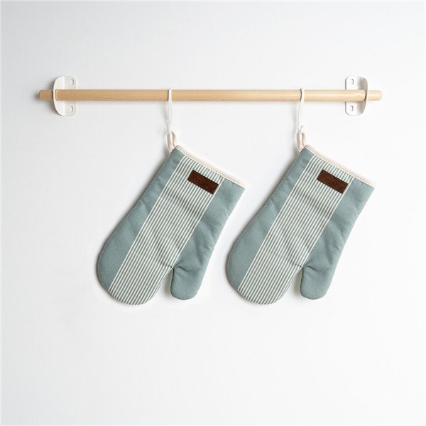 Oven Mitt Vinthera Okapi Bicoloured Textile 18 x 28 cm (2 Units)