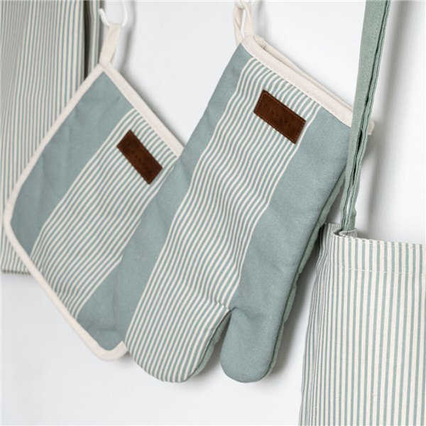 Oven Mitt Vinthera Okapi Bicoloured Textile 18 x 28 cm (2 Units)