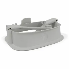 Flat Plate Quid Sunset Coral Plastic 19 cm (12 Units)