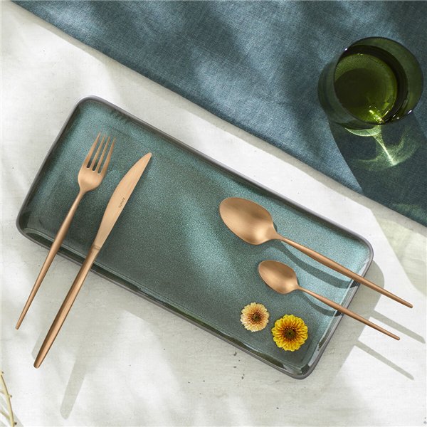 Knife Set Amefa Soprano Copper Metal Stainless steel 12 Units