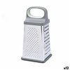 Multi-purpose grater Quid Ozon Grey Metal 22 x 10 x 10 cm (12 Units)