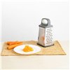 Multi-purpose grater Quid Ozon Grey Metal 22 x 10 x 10 cm (12 Units)