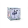 Manual vegetable chopper Quid Ozon Grey Metal 13,5 x 12 x 14,5 cm (12 Units)