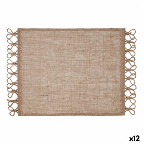 Place mat Vinthera Okapi Bicoloured Textile 30 x 45 cm (12 Units)