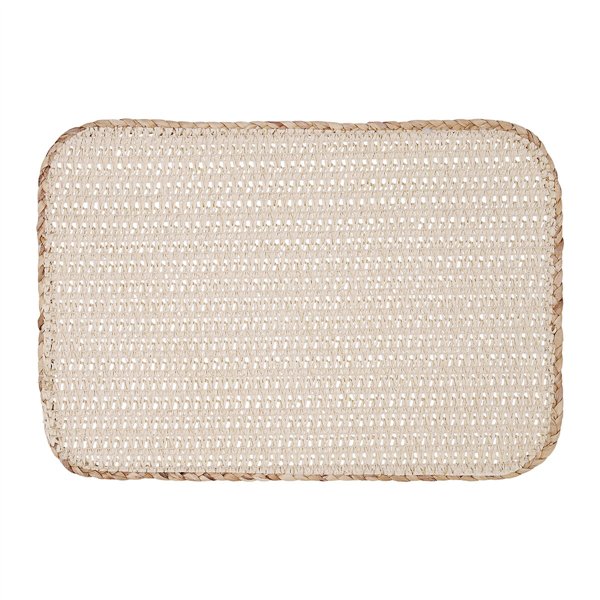 Table Mat Vinthera Okapi Bicoloured Textile 30 x 45 cm (12 Units)