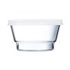 Food Preservation Container Arcoroc So Urban Transparent 800 ml 15,3 X 15,3 X 9 cm (24 Units)