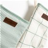 Oven Mitt Vinthera Okapi Due Bicoloured Textile 18 x 28 cm (2 Units)