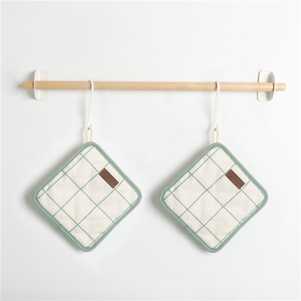 Oven Pot Holder Vinthera Okapi Due Bicoloured 20 x 20 cm 2 Pieces (12 Units)