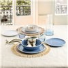 Tableware Bidasoa Moana Grey Ceramic 12 Pieces