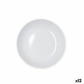 Deep Plate Bidasoa Moana Grey Ceramic Ø 20 cm (12 Units)