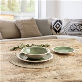 Tableware Quid Calypso Green Ceramic 18 Pieces