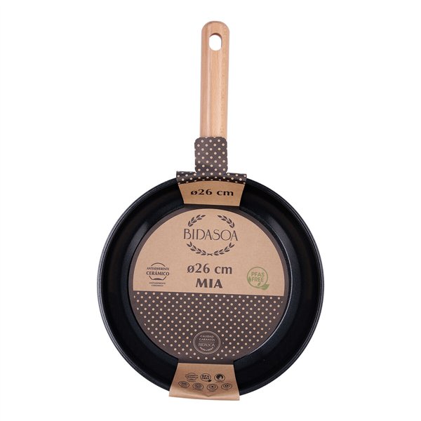 Pan Bidasoa Mia Grey Metal Ø 26 cm (6 Units)